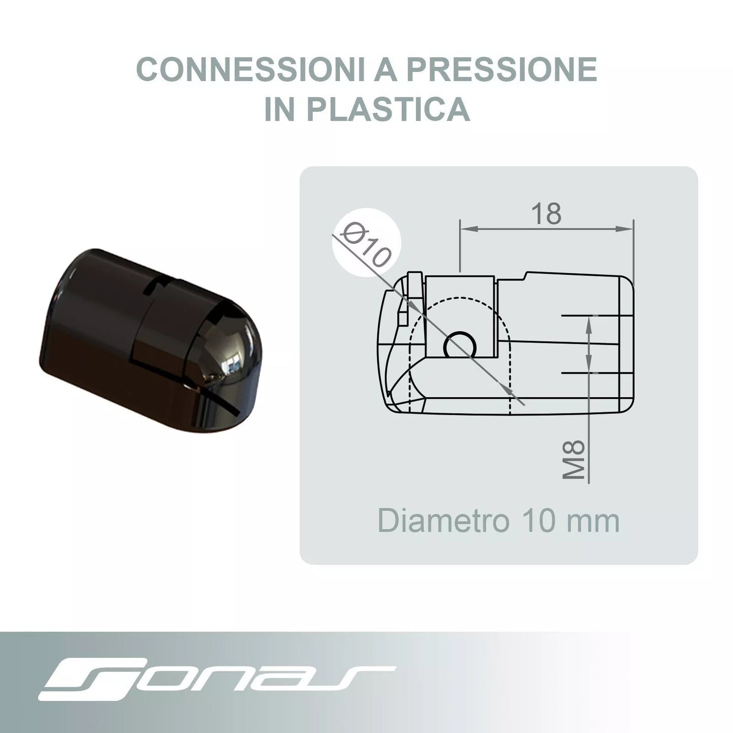 Coppia Molle a Gas Portellone TOYOTA Aygo 3/5 Porte Sonas srl