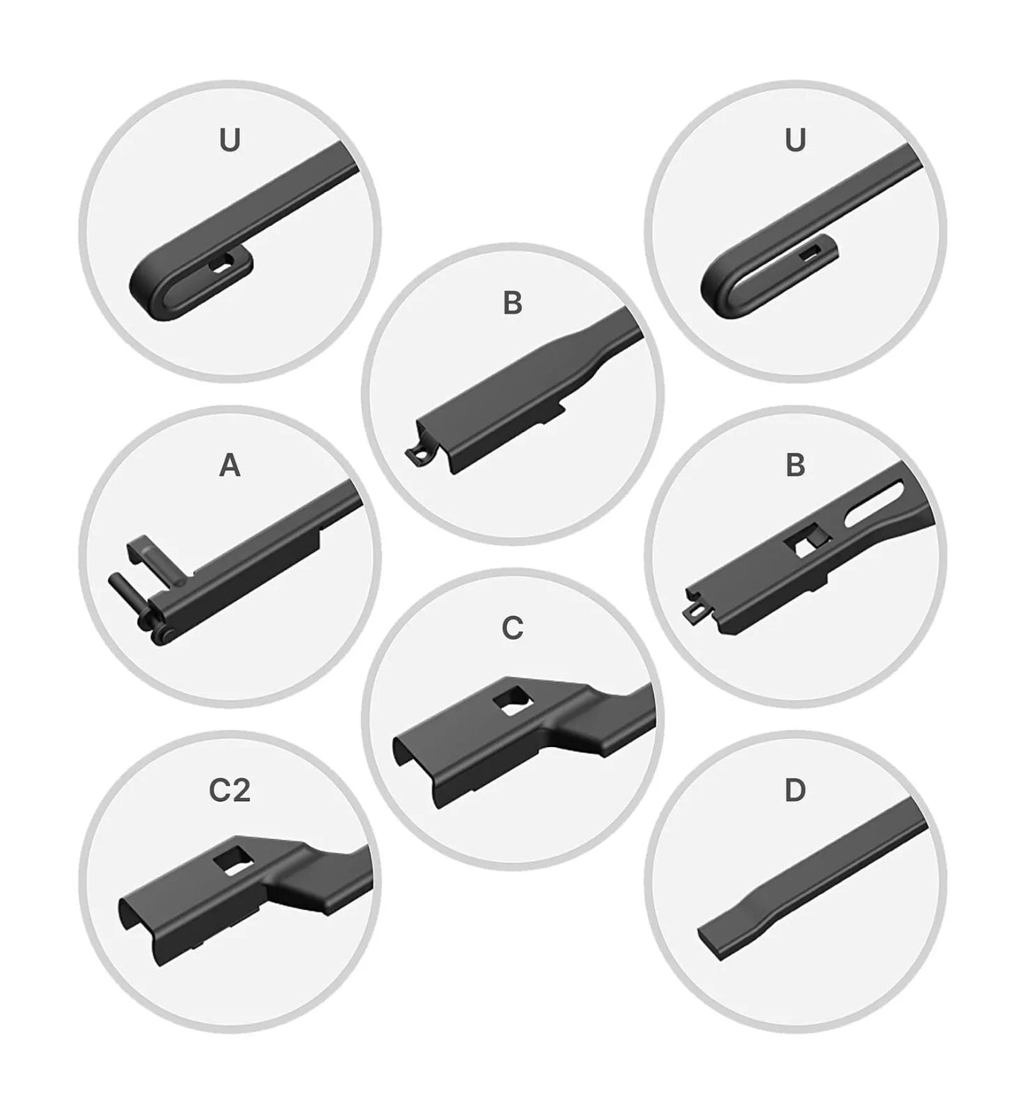 Coppia di Spazzole Tergicristalli per VOLVO V40 Cross country da 01/13 Sonas srl