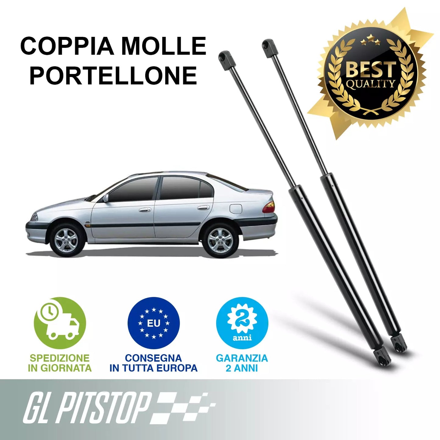 Coppia Molle a Gas Portellone TOYOTA Avensis Verso (T22) da '00 Sonas srl