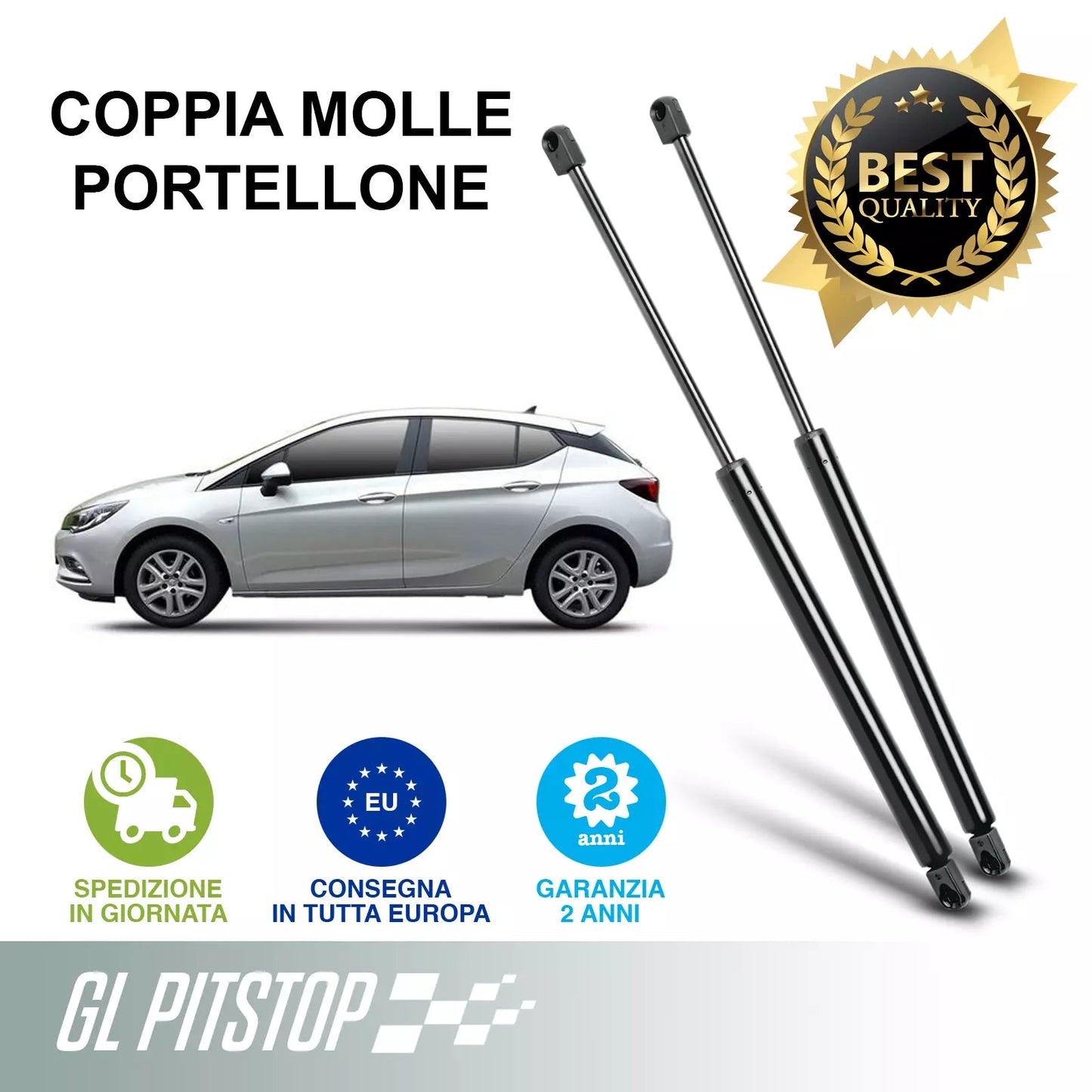 Coppia Molle a Gas per Portellone OPEL Astra K B16 da '15 Sonas srl