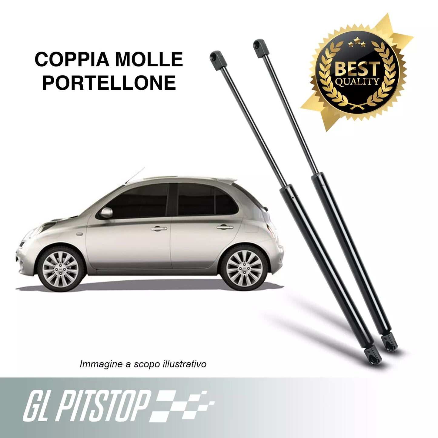 Molle a Gas portellone compatibile con NISSAN MICRA III (K12) Sonas srl