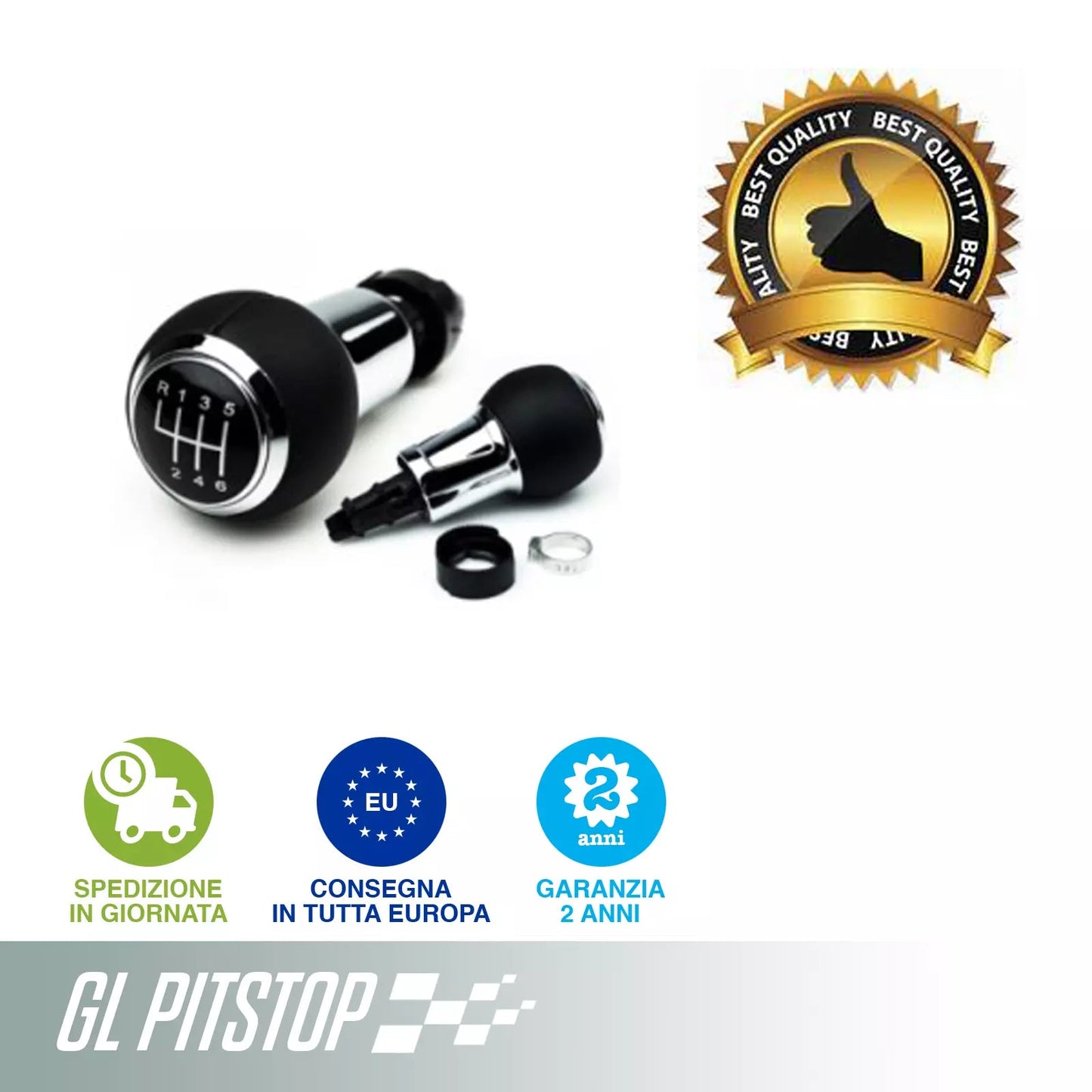 POMELLO CAMBIO 6 MARCE compatibile con AUDI A4 07/15 A5 07 Q5 2008 Sonas srl