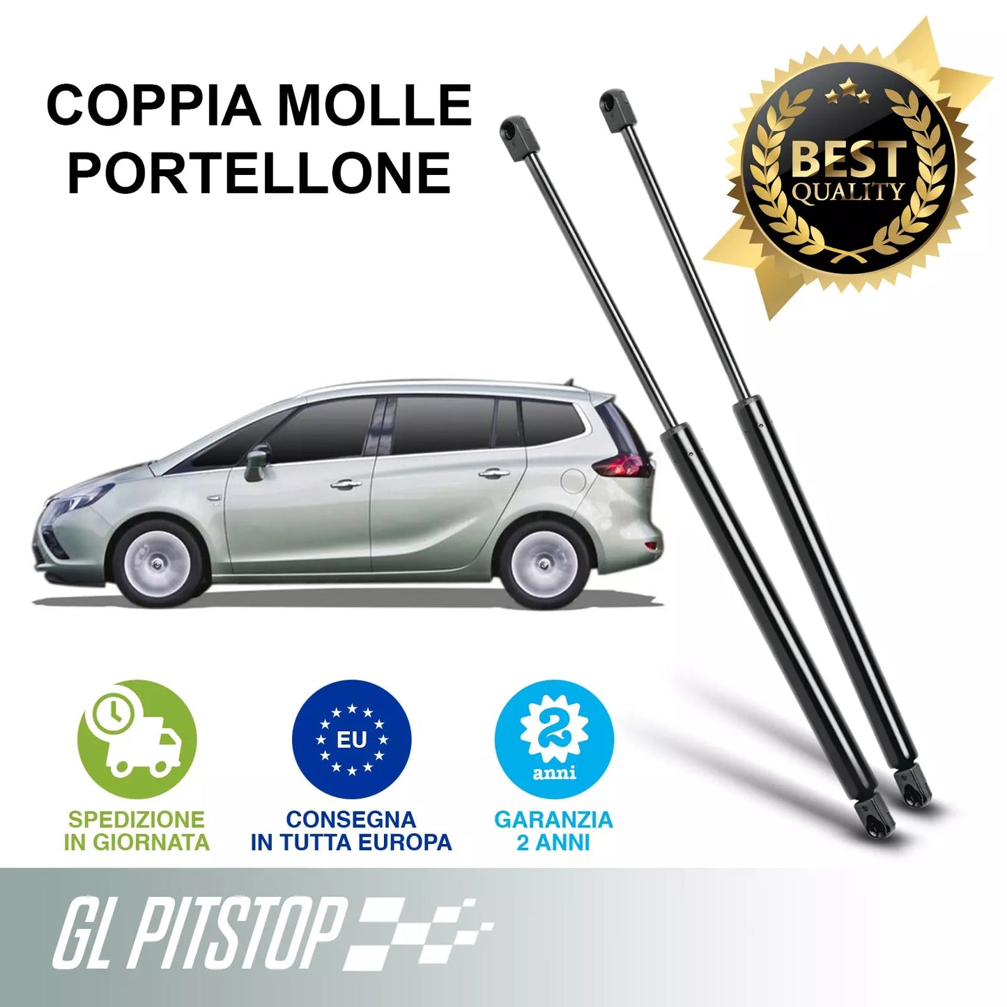 Pistoni Cofano Motore, Coppia Molle a Gas Cofano Motore OPEL Zafira C (P12) Sonas srl