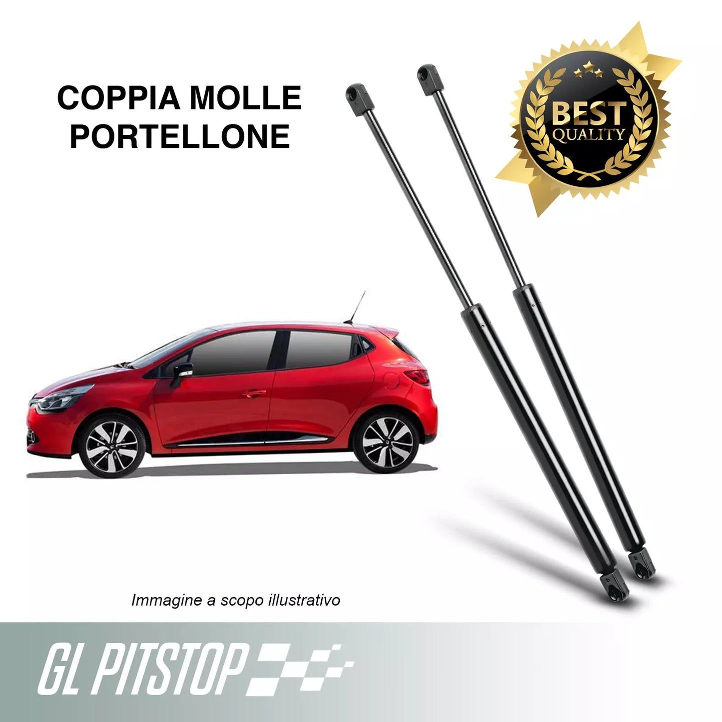 Pistoni Cofano Motore, Coppia Molle a Gas Cofano RENAULT Clio IV Sonas srl