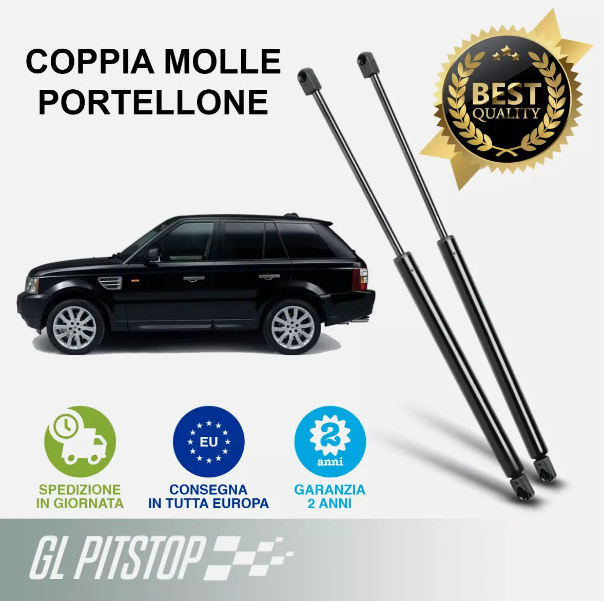 Pistoni Portellone, Coppia Molle a Gas LAND Rover Sport I (L320) Sonas srl