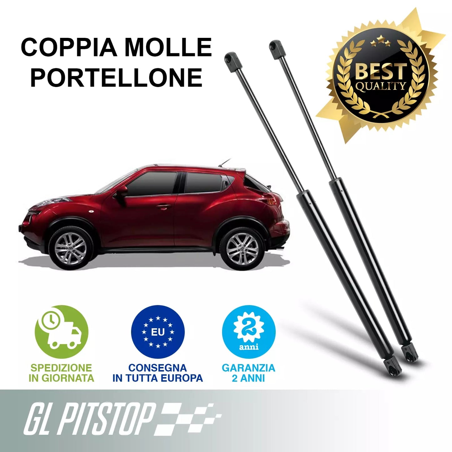 Pistoni Portellone, Molle a Gas, Ammortizzatori Portellone compatibili con NISSAN JUKE da 06/10 Sonas srl