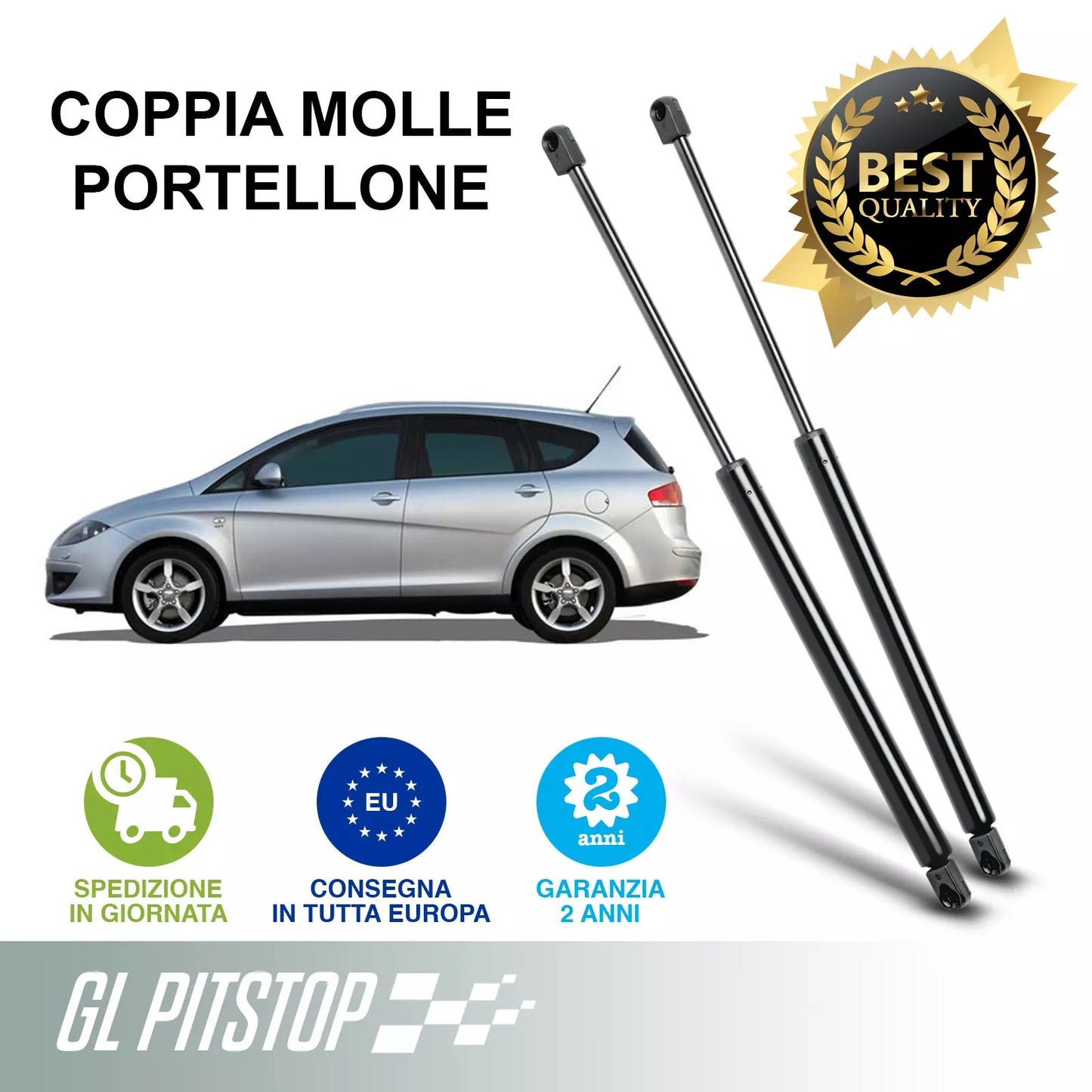 Pistoni Portellone, Coppia Molle a Gas SEAT Altea XL (5P5, 5P8) Sonas srl