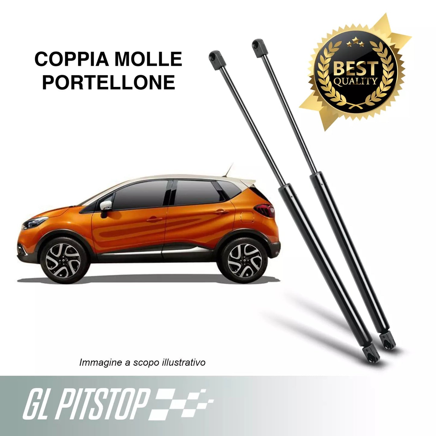 Pistoni Portellone, Copia Molla a gas RENAULT CAPTUR (J5) da '13 Sonas srl