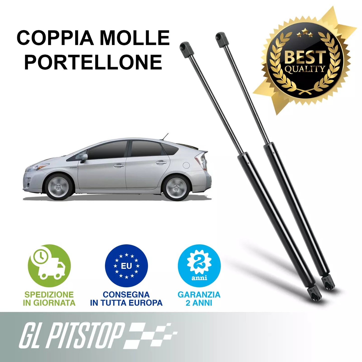 Pistoni Portellone, Coppia Molle a Gas TOYOTA Prius (W3) da '08 Sonas srl