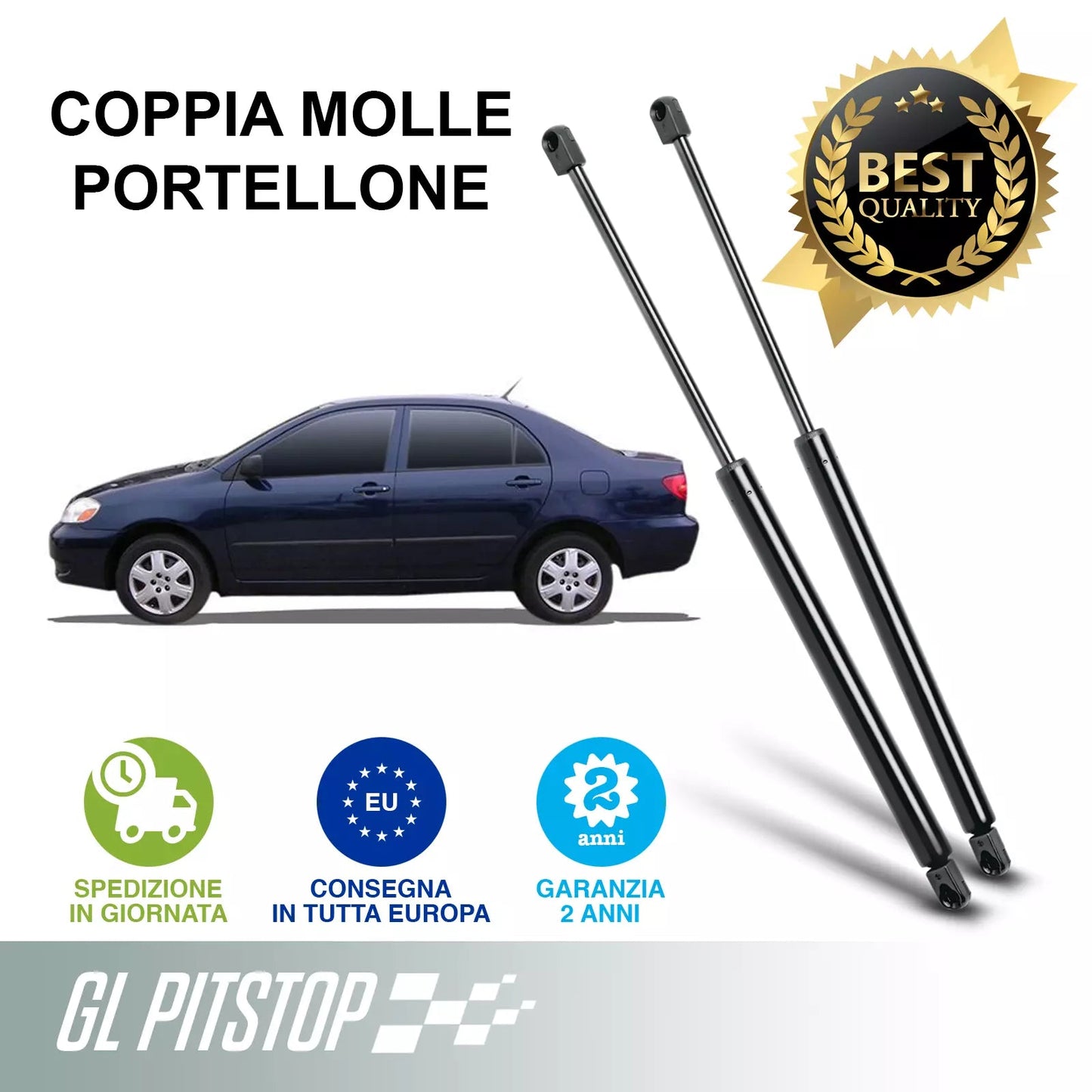 Pistoni Portellone, Coppia Molle a Gas TOYOTA Corolla SW (E12) Sonas srl