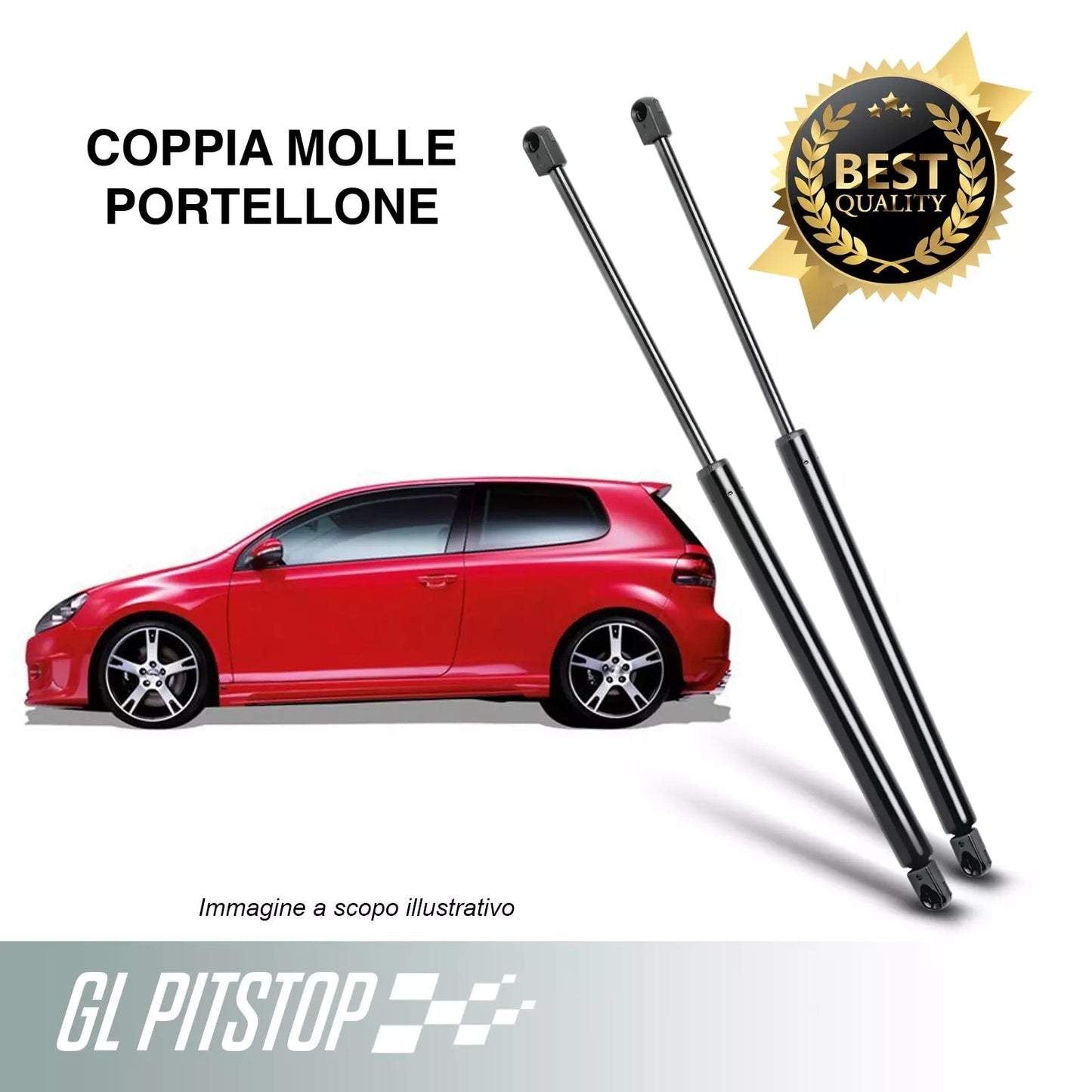 Pistoni Portellone, Coppia Molle a Gas compatibile con VOLKSWAGEN Golf VI (5K1) Sonas srl