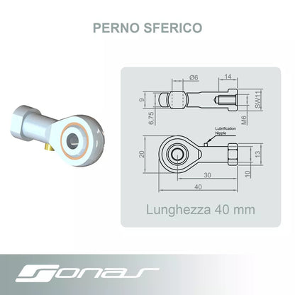 Attacchi, staffe supporto, Raccordi Per Molla Molle a Gas vari modelli Sonas srl
