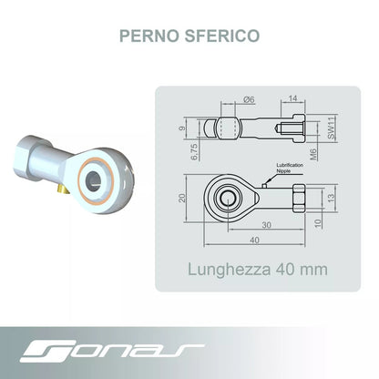 Attacchi, staffe supporto, Raccordi Per Molla Molle a Gas vari modelli Sonas srl