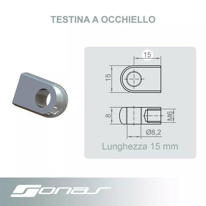 Attacchi, staffe supporto, Raccordi Per Molla Molle a Gas vari modelli Sonas srl
