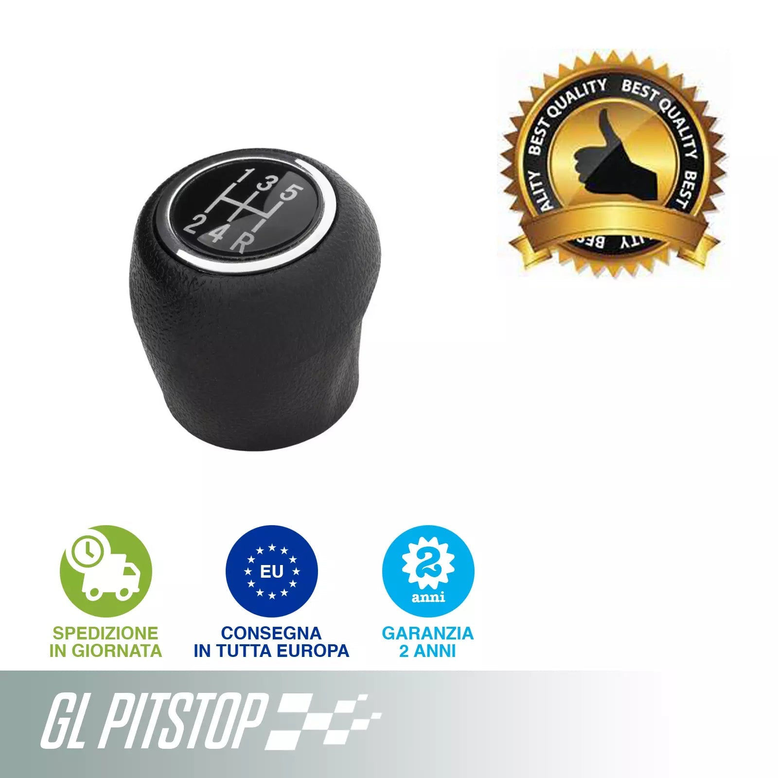 POMELLO CAMBIO compatibile con FIAT GRANDE PUNTO/EVO 5 MARCE R IN BASSO A DX '12 Sonas srl