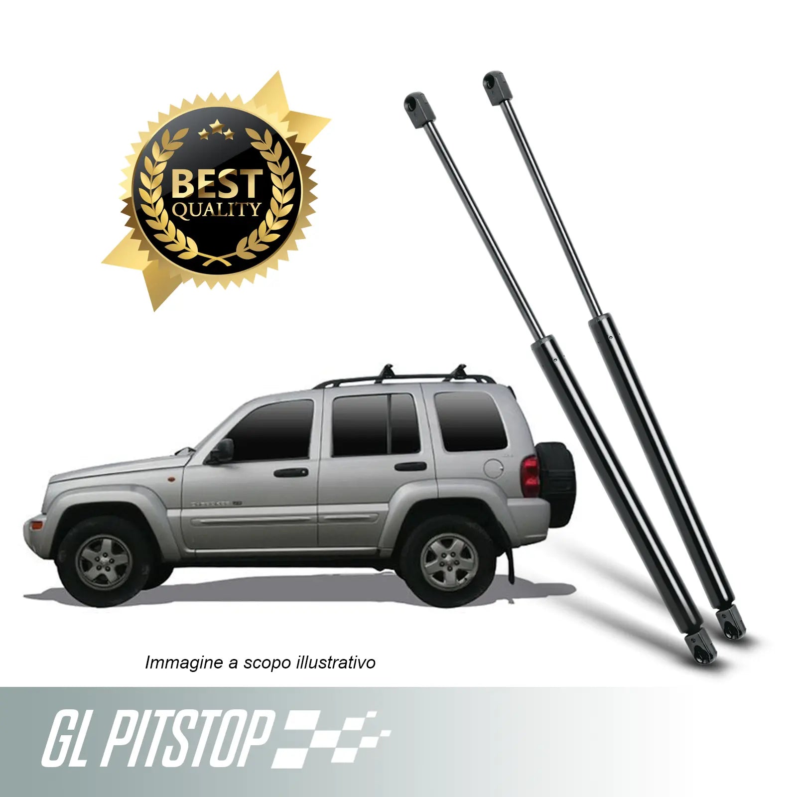 Pistoncini Lunotto, Coppia Molla a Gas Lunotto JEEP Cherokee KJ '01 a '08 Sonas srl