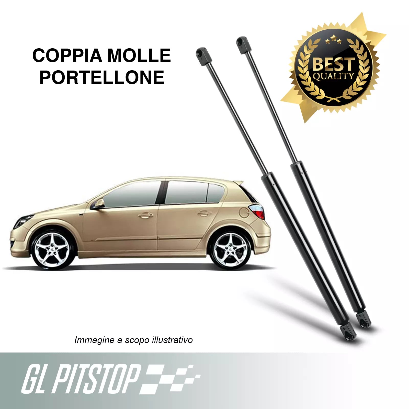 Pistoncini Portellone, Coppia Ammortizzatori portellone, Molle a gas OPEL ASTRA H Sonas srl