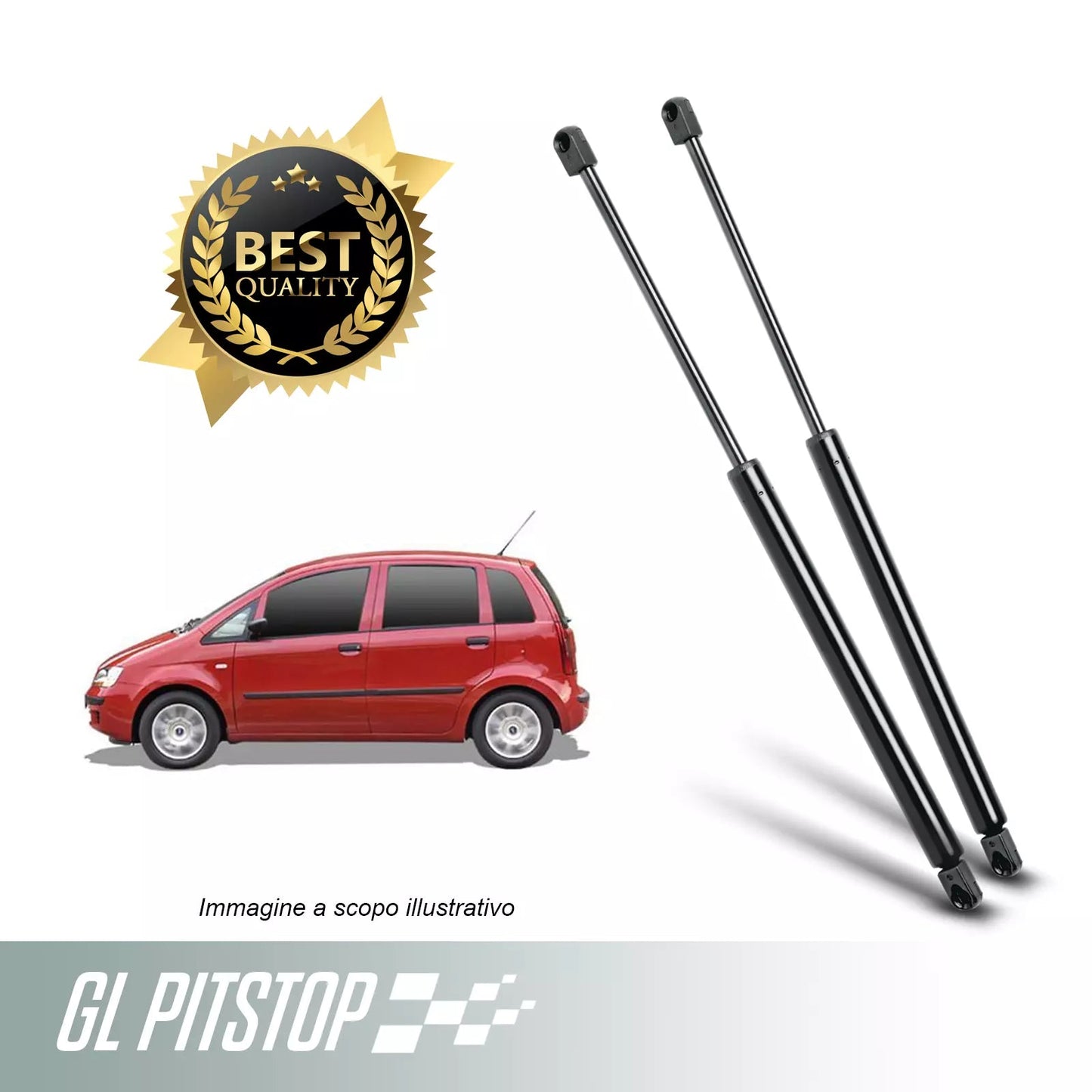 Pistoncini Portellone Molla a Gas Portellone compatibile con FIAT IDEA da 11/'03 Sonas srl