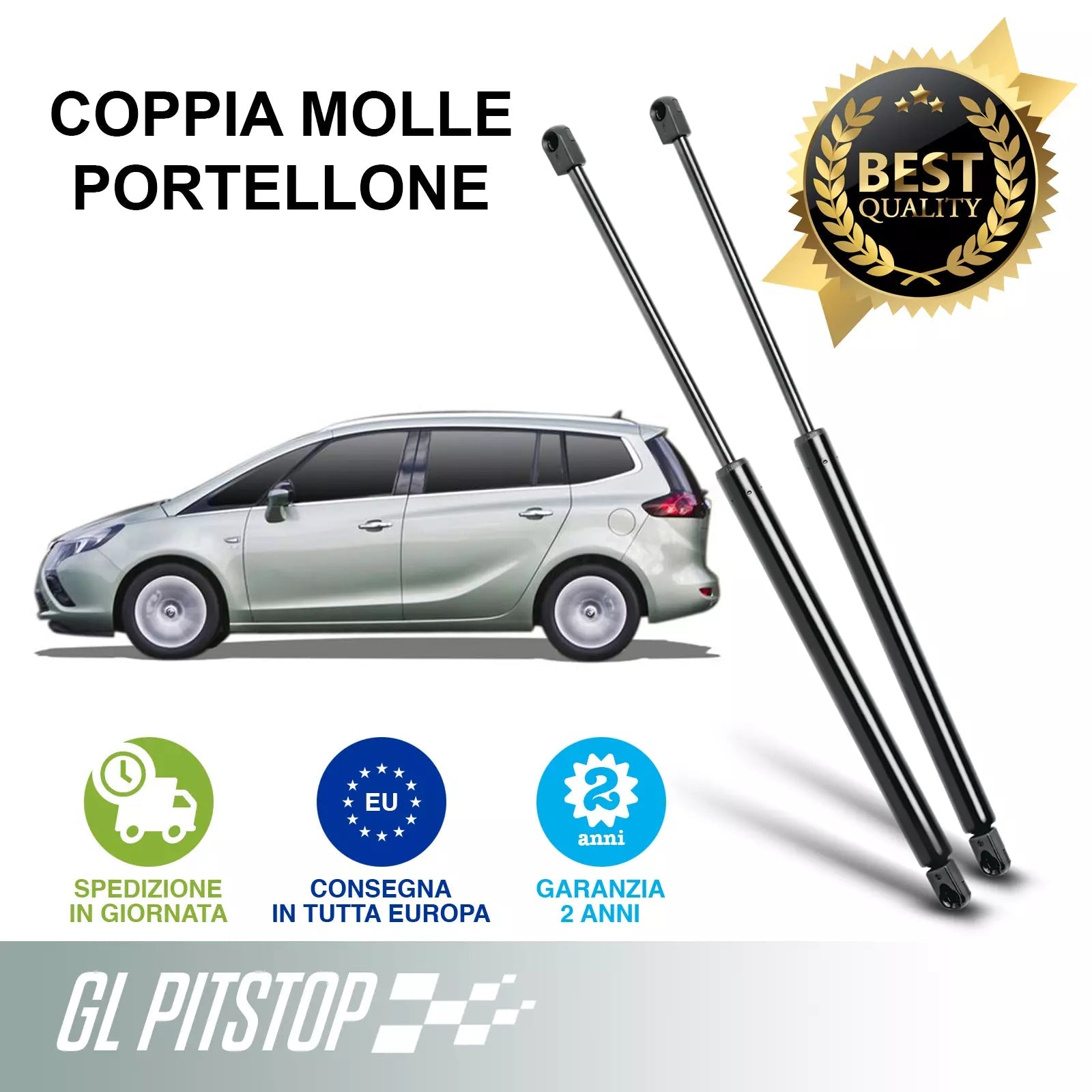 Pistoni Cofano Motore, Coppia Molle a Gas Cofano Motore OPEL Zafira C (P12) Sonas srl
