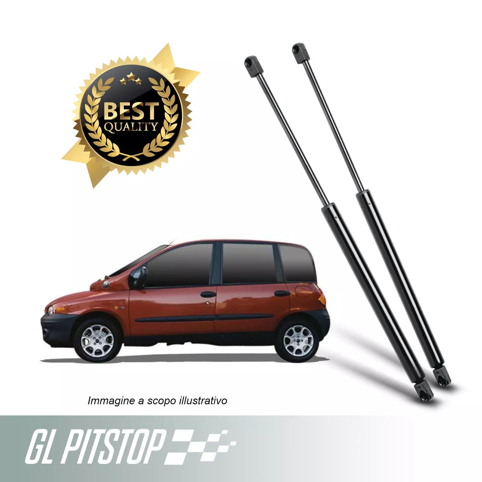 Pistoni Cofano Motore Molla a Gas Cofano Anteriore compatibile con FIAT Multipla (186) Sonas srl
