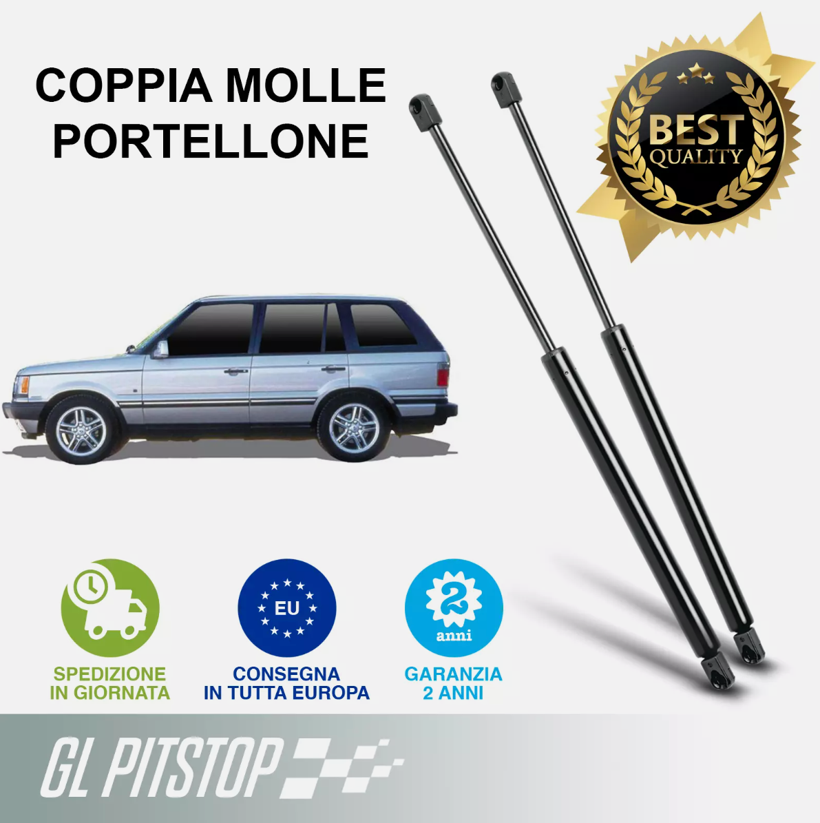 Coppia Molle a gas, Pistoni portellone RANGE ROVER II (P38A) Sonas srl