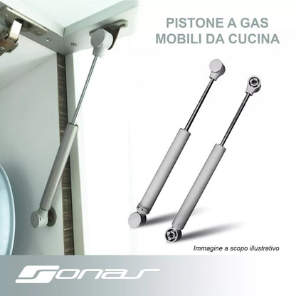 Set X 2 PCS Molle a Gas, Pistoni a Gas per Ante Cucina, Mobili Sonas srl