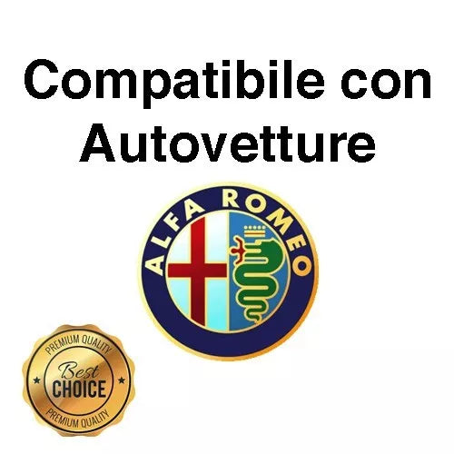 Coppia di Spazzole Tergicristalli compatibile con Alfa Romeo Mito da 09/08 a 12/18 Sonas srl