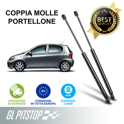 Pistoni Portellone, Coppia Molle a Gas TOYOTA Yaris da '99 a '05 senza STAFFE Sonas srl