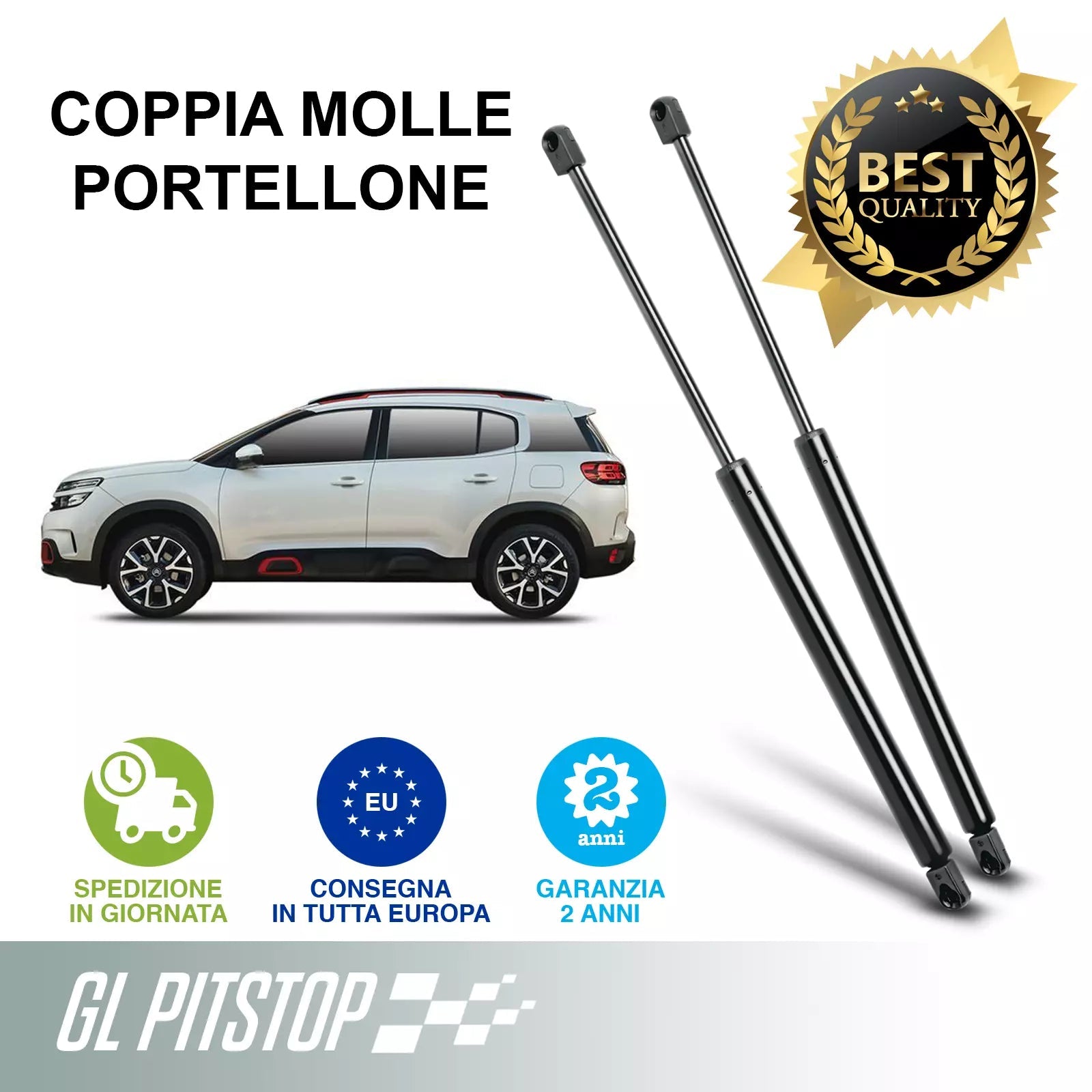 Coppia Molle a Gas compatibile con CITROEN C5 Aircross (A) da 18 Sonas srl