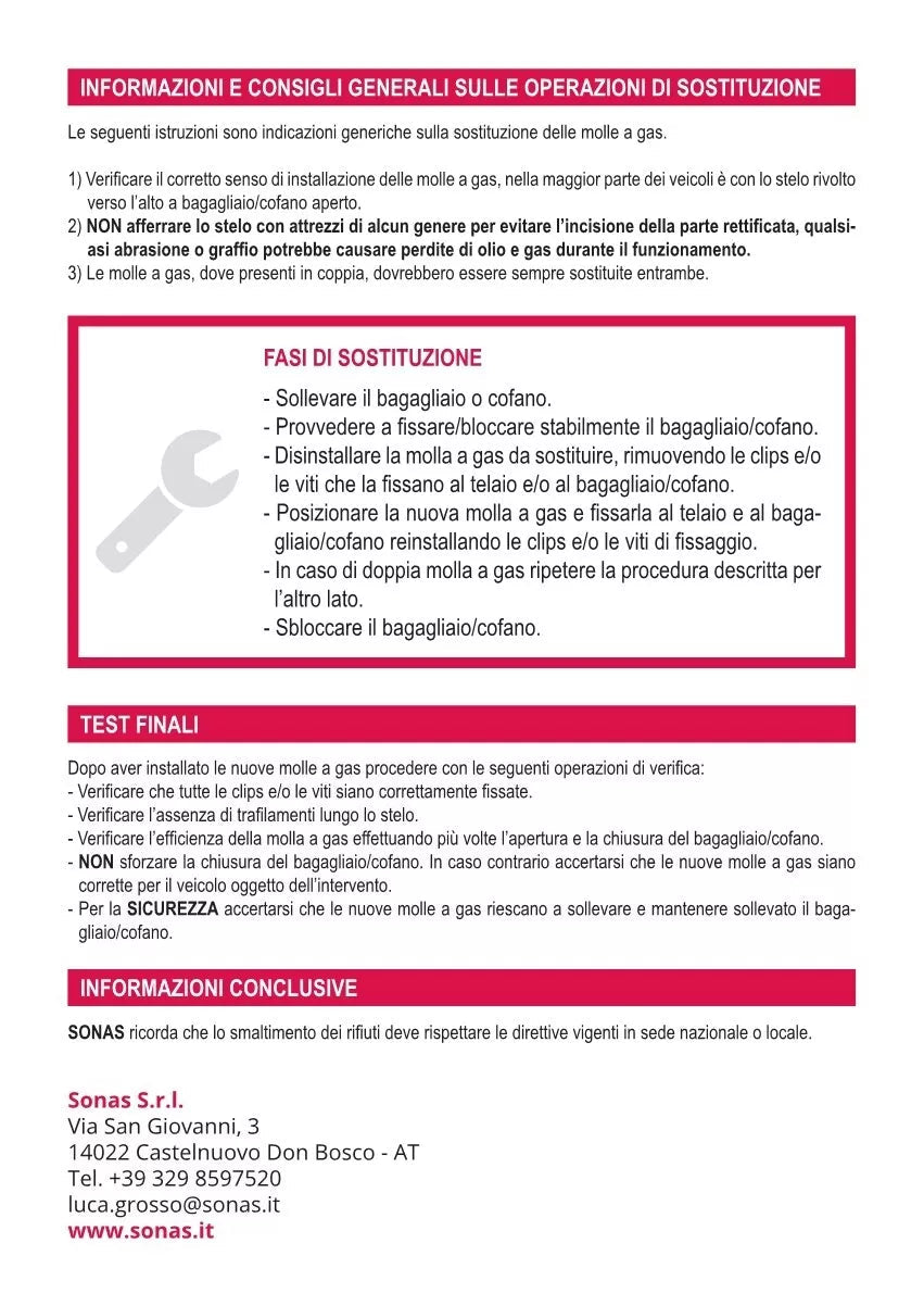 Coppia Molle a Gas Bagagliaio compatibile con SMART FORFOUR 453 da '14